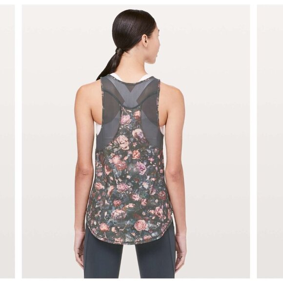 lululemon athletica Tops - Lululemon Sculpt Tank II Frosted Rose Multi / Melanite